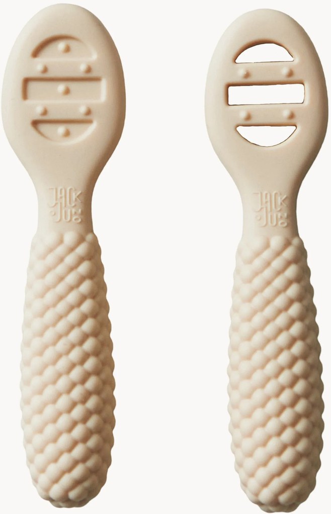 Súprava silikónových lyžičiek Bubble, 2 ks