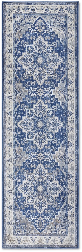 Villeroy & Boch Behúň 106123 Blue, Cream, 80x240, modrá, obývacia izba