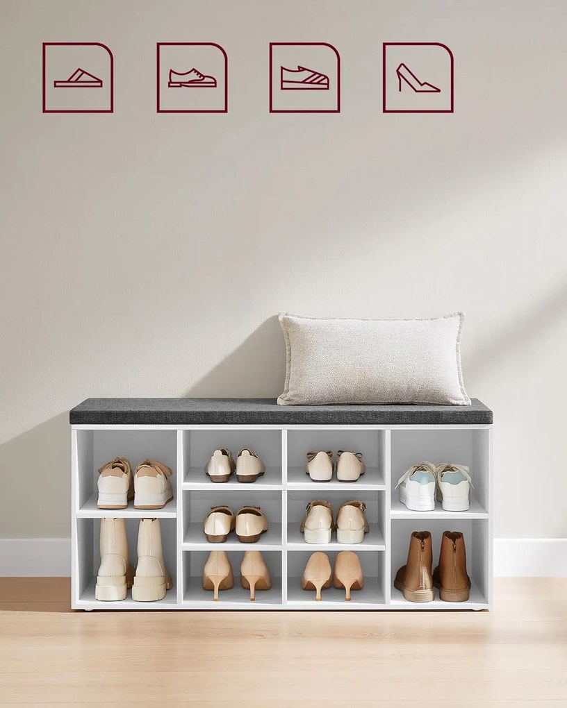 Topánkovník Houseland Rool biely