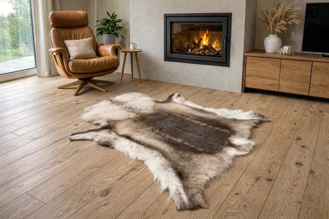 Koberec RENIFER POK008 PREMIUM hnedý / béžový