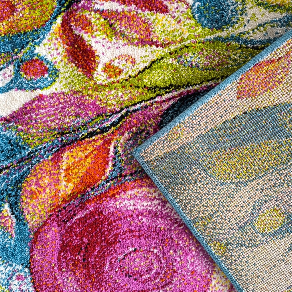 DY Farebný abstraktný koberec Picasso 13 Rozmer: 70X140 cm