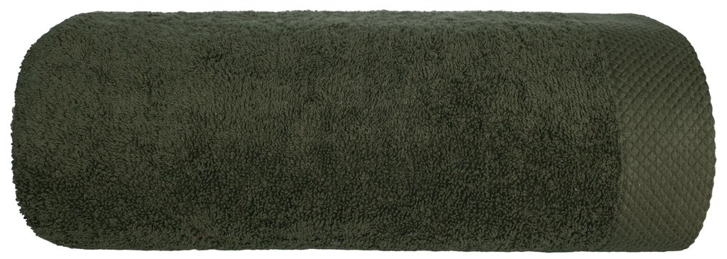 Bavlnený froté uterák BOHO 70x140 cm zelený