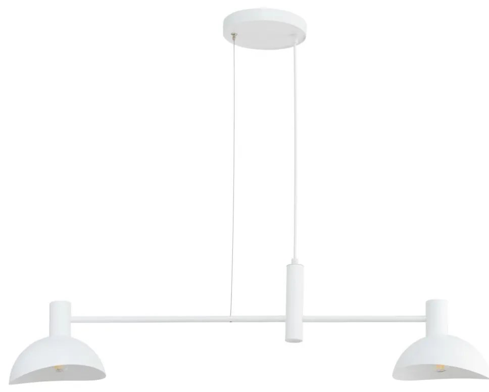 Luster na lanku ARTIS 2xE14/40W/230V biela
