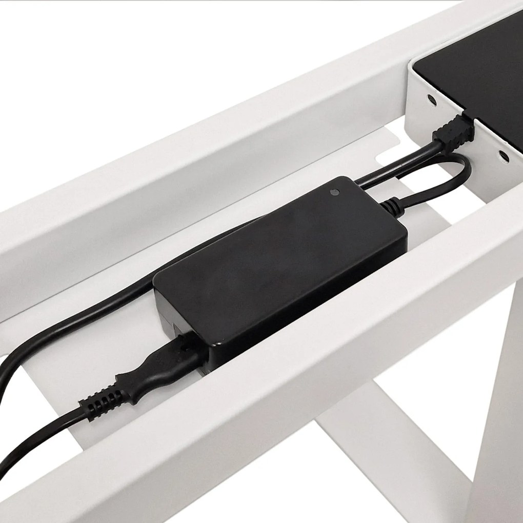 Elektrický PC stolík Natura 160 (dub + biela). Akcia -7%. Vlastná spoľahlivá doprava až k Vám domov. 1124884