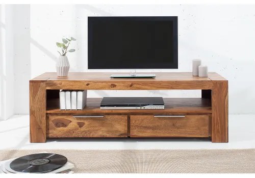 TV-skrinka 37892 135cm Masív drevo Sheesham/Palisander  - Komfort-nábytok
