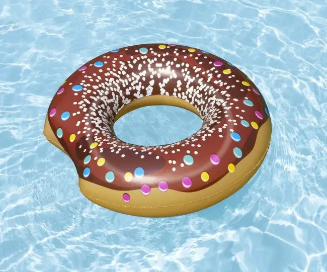 Kruh na plávanie Bestway 36118 Donut hnedý 107cm