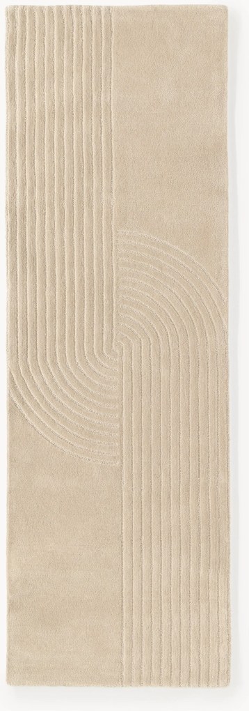 Ručne tuftovaný vlnený behúň Mason