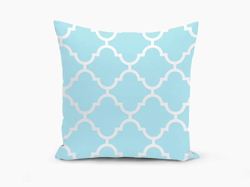 XPOSE® Set obliečok na vankúš ROMEO - tyrkysová 40x40 cm - set 4ks