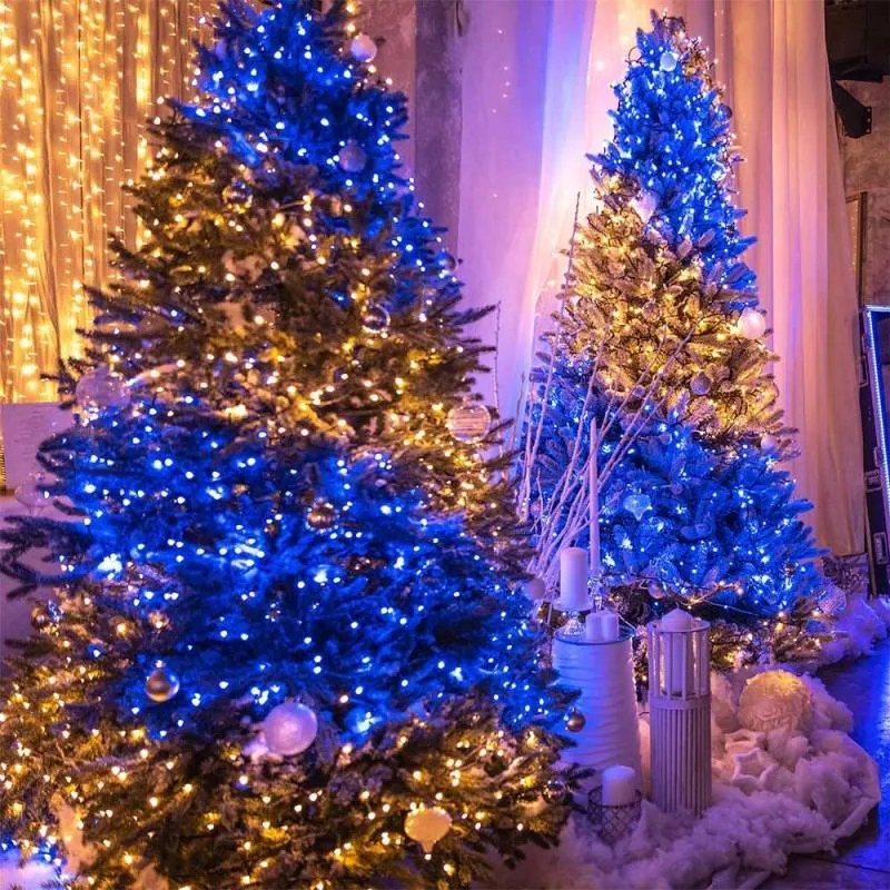 Twinkly světýlka DUAL řetěz PRO, transparentní, 2× 125 LED RGB, 2× 12,5 m