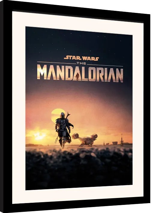 Rámovaný Obraz - Star Wars: The Mandalorian