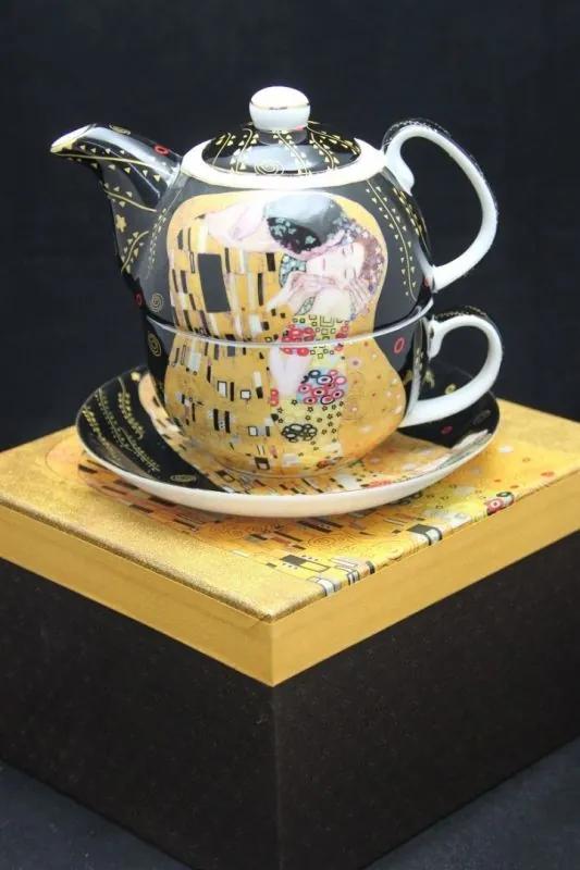 Tea for One Gustav Klimt Kiss 2 x 300 ml, Gustav  Klimt The  Kiss, Queen Isabell,09127