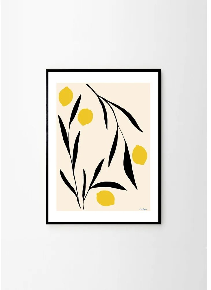 Plagát 50x70 cm Lemon – Anna Mörner – The Poster Club