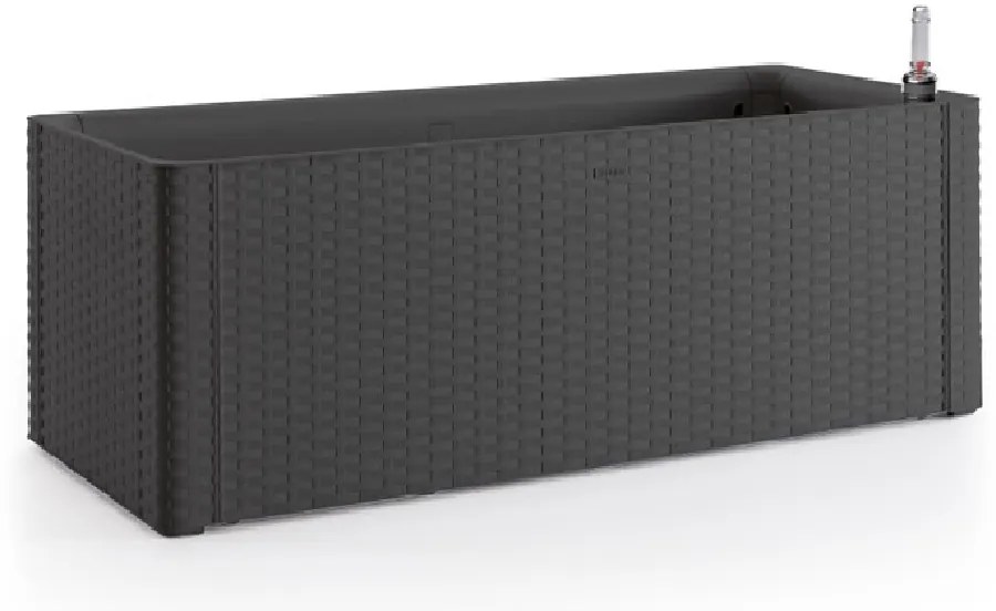 STEFANPLAST Samozavlažovací truhlík Natural Deluxe 90 l, antracit