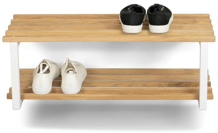 Biely kovový stojan na topánky Marco – Spinder Design