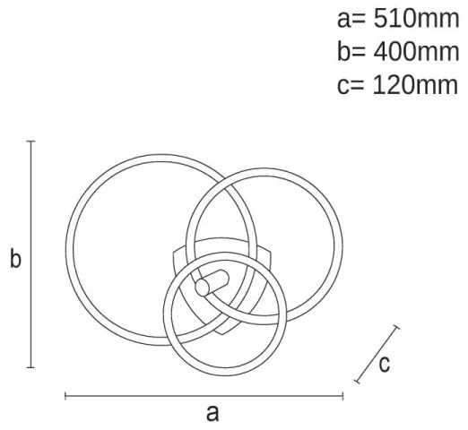 LED Stmievateľné stropné svietidlo LED/70W/230V 3000-6500K biela/čierna + DO