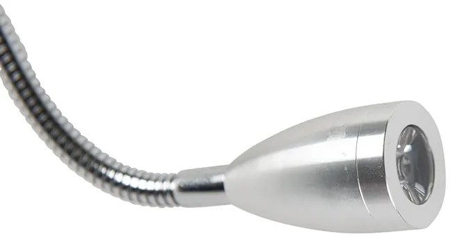 Moderná nástenná lampa biela s flexibilným ramenom - Brescia Combi