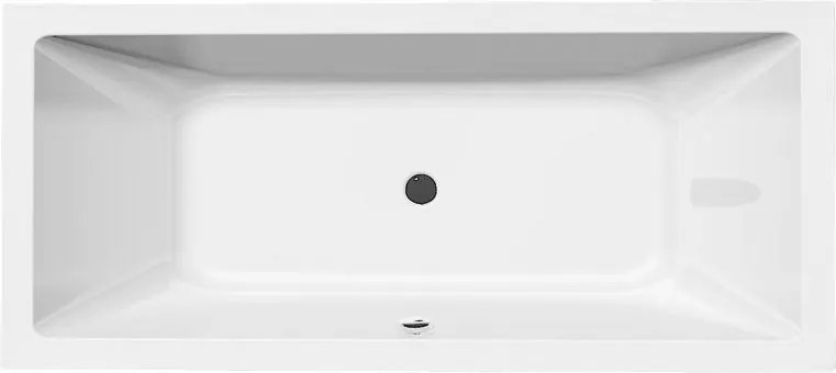 Aqualine Aqualine, NISA obdĺžniková vaňa 180x80x41cm, biela, A1880