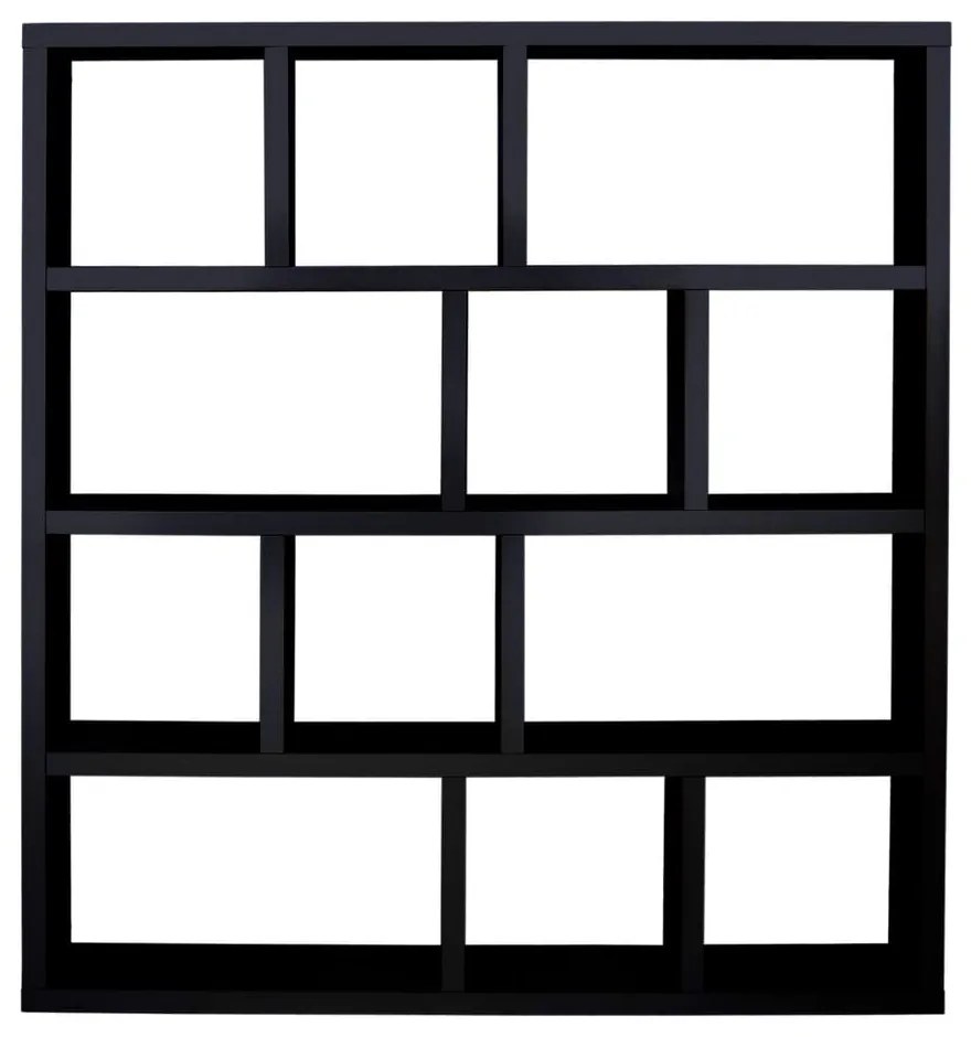 Čierna knižnica 150x159 cm Berlin – TemaHome