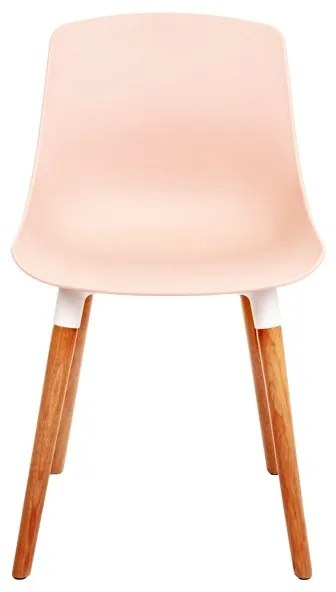 Ružová jedálenská stolička ROSA
