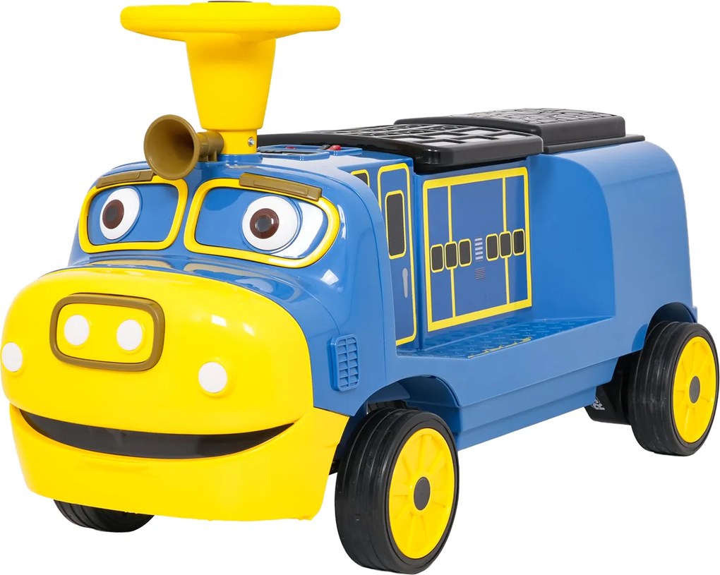 Ramiz Modrá vlaková lokomotíva Station Modrá