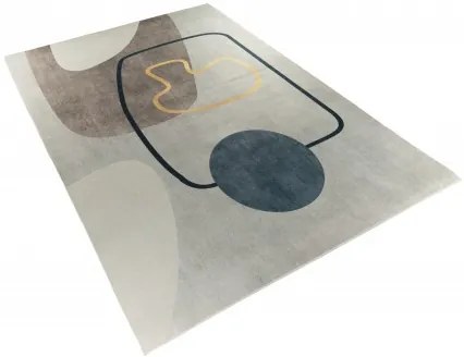 Koberec CRYSTAL PRINT sivý