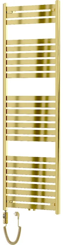 Mexen Uran, elektrické vykurovacie teleso 1800x600 mm + vykurovacia tyč 900 W, zlatá lesklá, W105-1800-600-2900-50