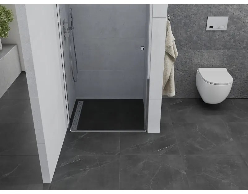 Mexen Pretoria, sprchové dvere do otvoru 85 x 190 cm, 6mm číre sklo, chrómový profil, 852-085-000-01-00-D