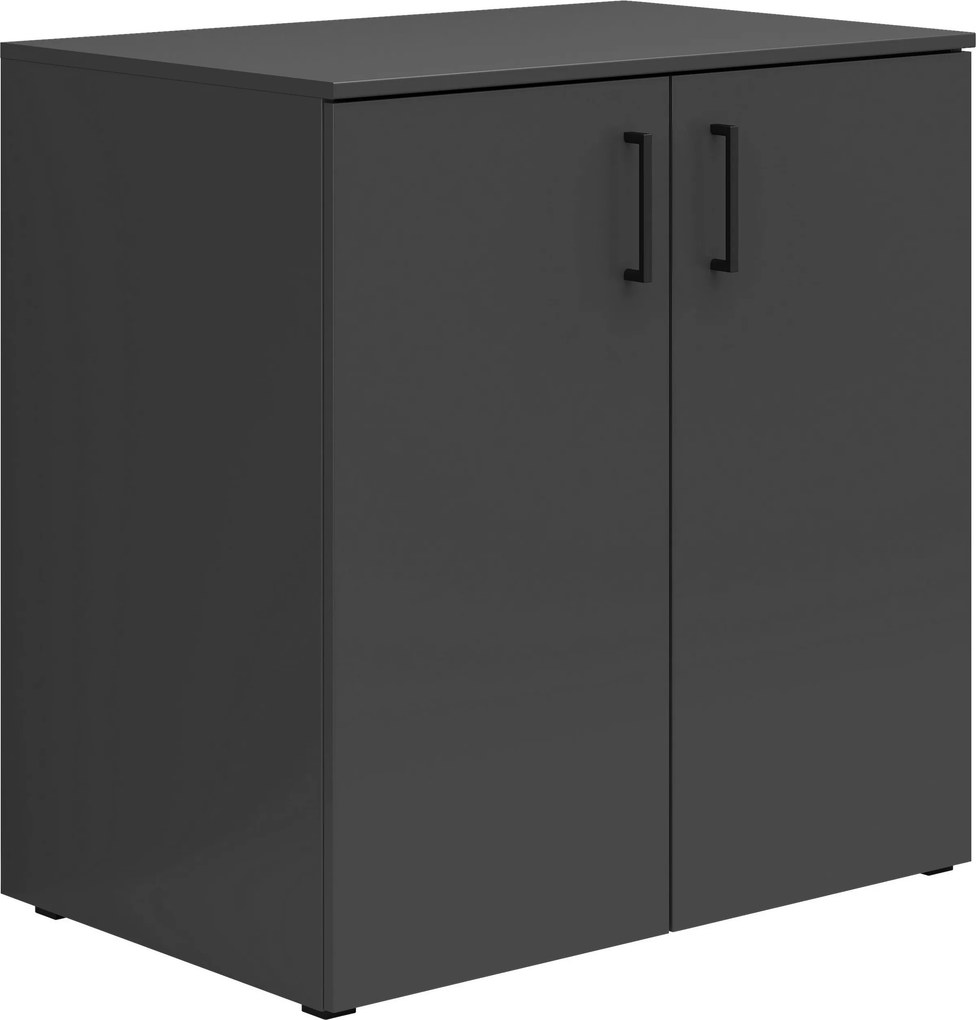 XXXLutz KOMODA, grafitová, 80/83/52 cm Carryhome - Komody - 002427022225