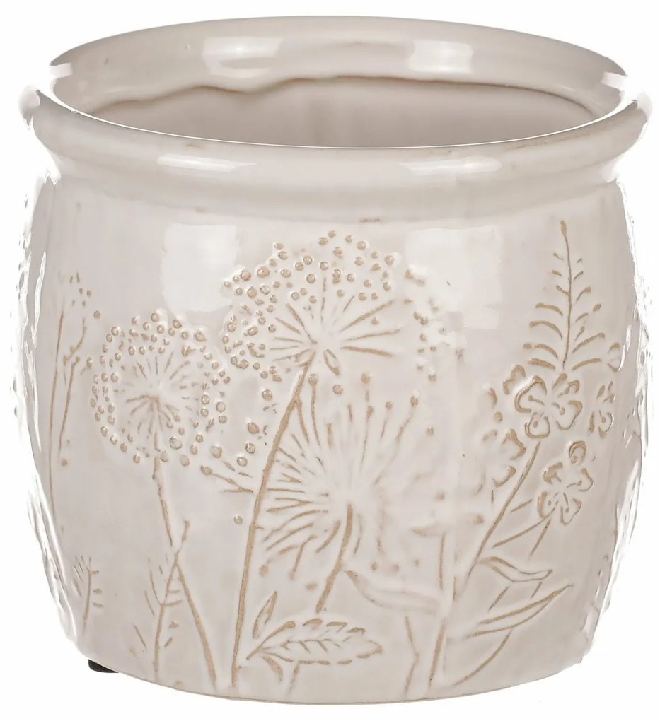 Obal na kvety Flores, 14 x 12 x 14 cm, keramika