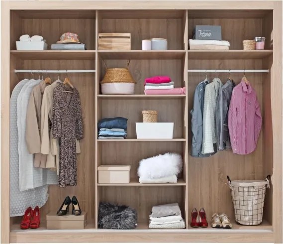 Šatník Duca 250, biela mat