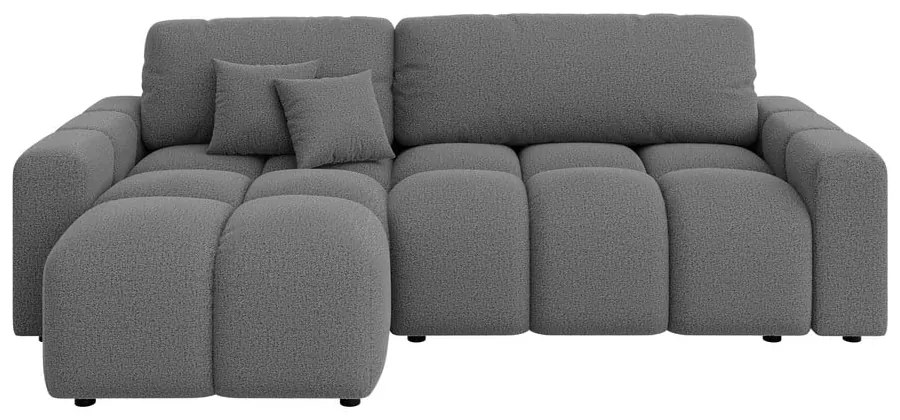 Sivá rozkladacia rohová pohovka (variabilná) Luki – Ropez