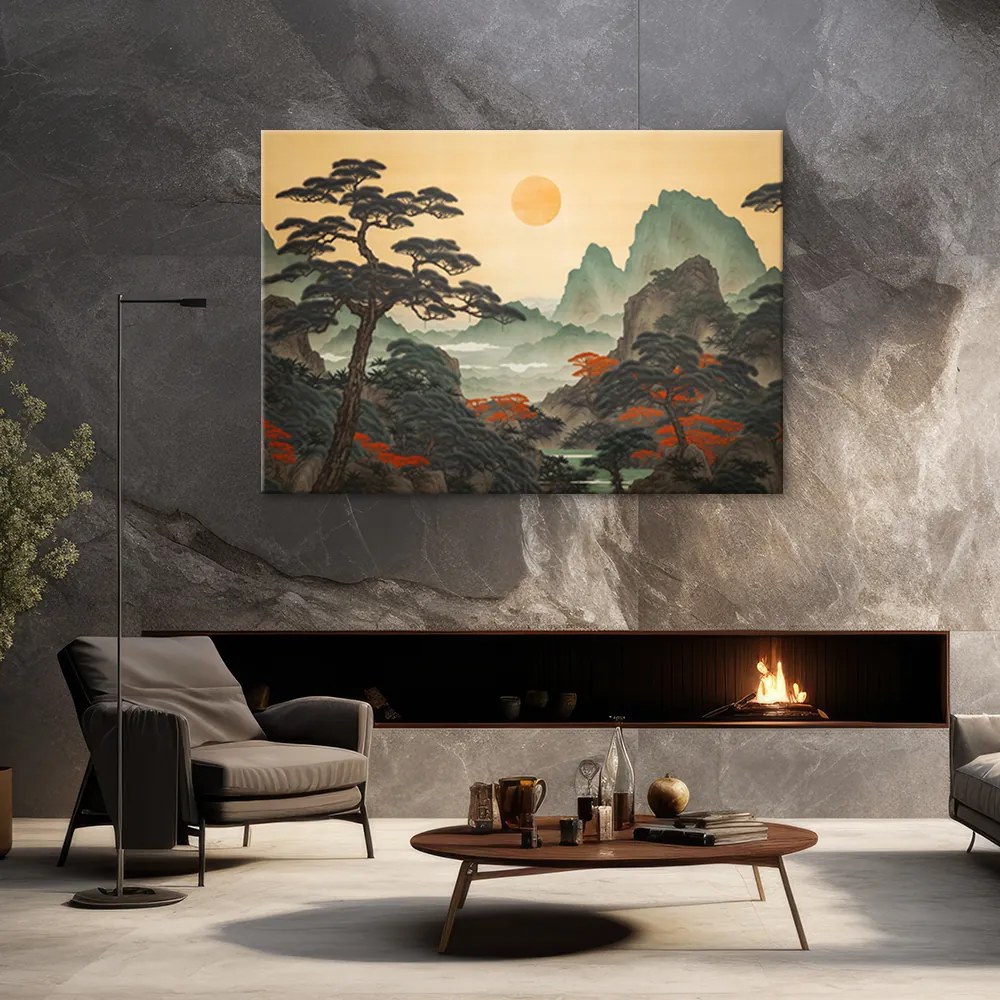Gario Obraz na plátne Japonská krajina Rozmery: 60 x 40 cm