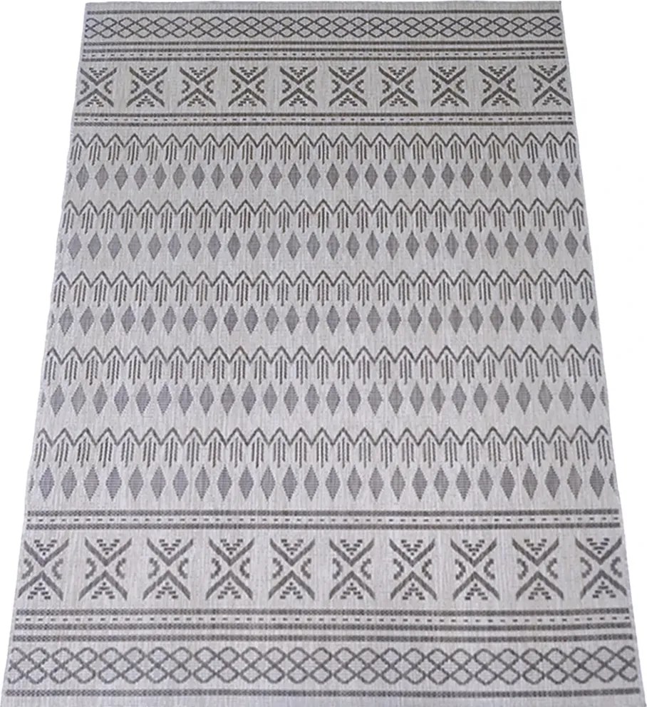 BE Koberec Eqos 0002 GREY – sivý obdĺžnikový Rozmer: 60x100 cm
