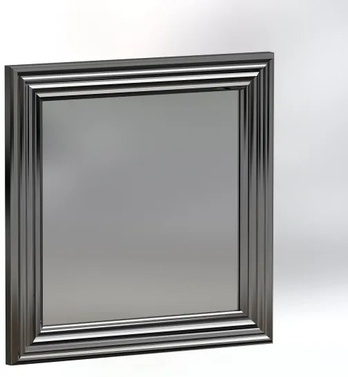 SADA 3x Nástenné zrkadlo OTTO 40x40 cm strieborná