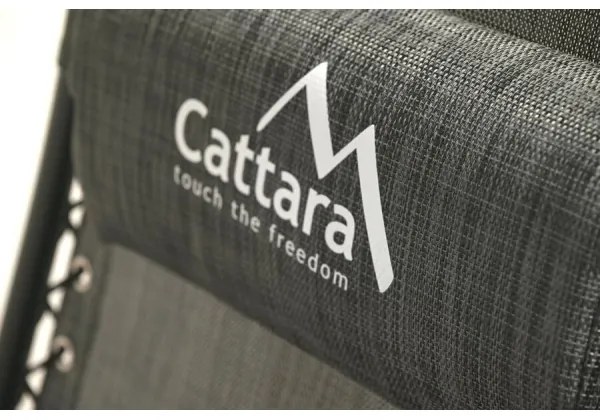 Skladacie polohovateľné kreslo antracit