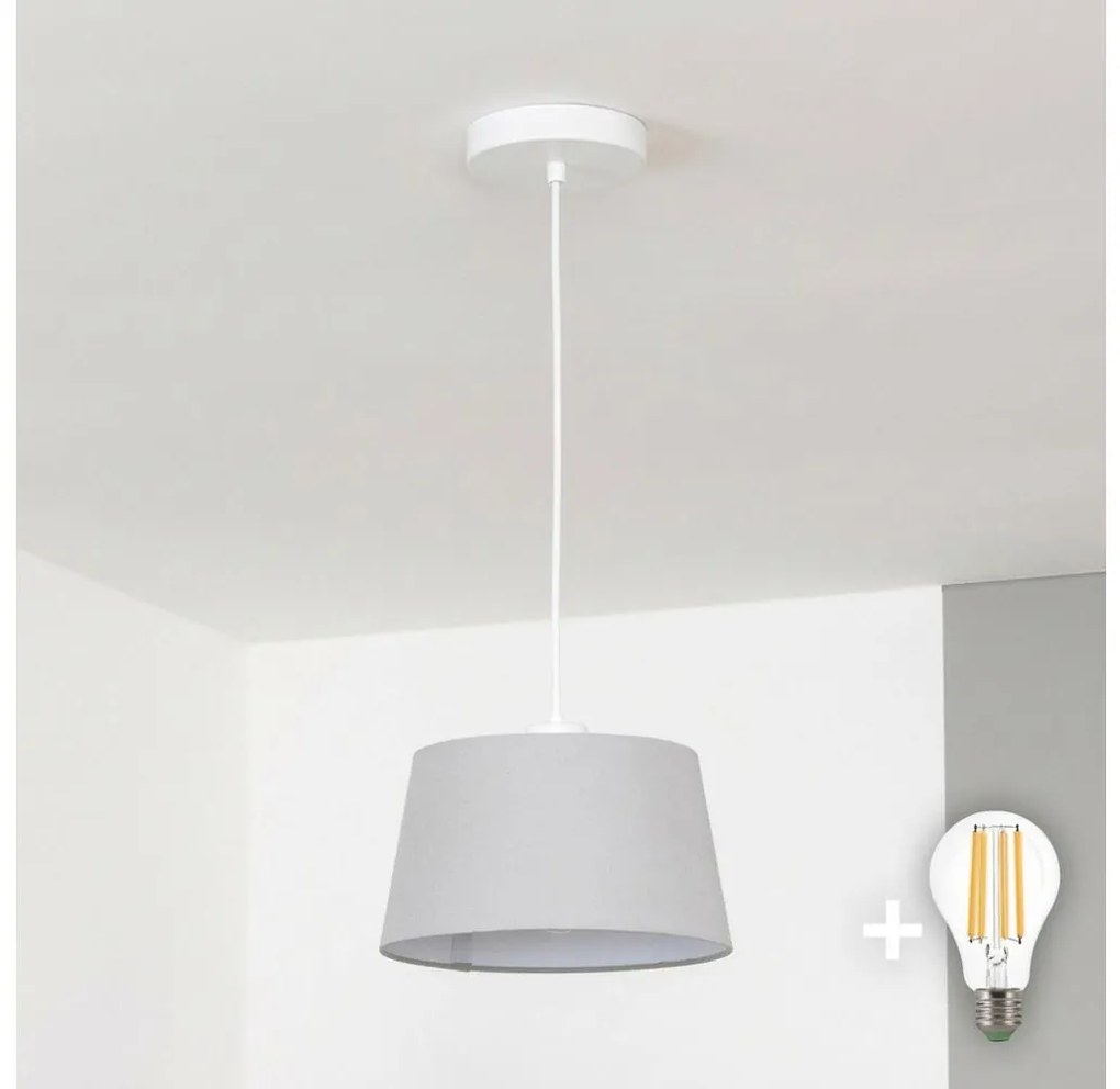 Brilagi - LED luster na lanku CERIA 1xE27/40W/230V, priemer 25 cm, sivý