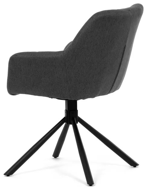 Autronic BONTEC Jedálenská stolička, sivá, látka, HC-532 GREY2 Farba: Šedá