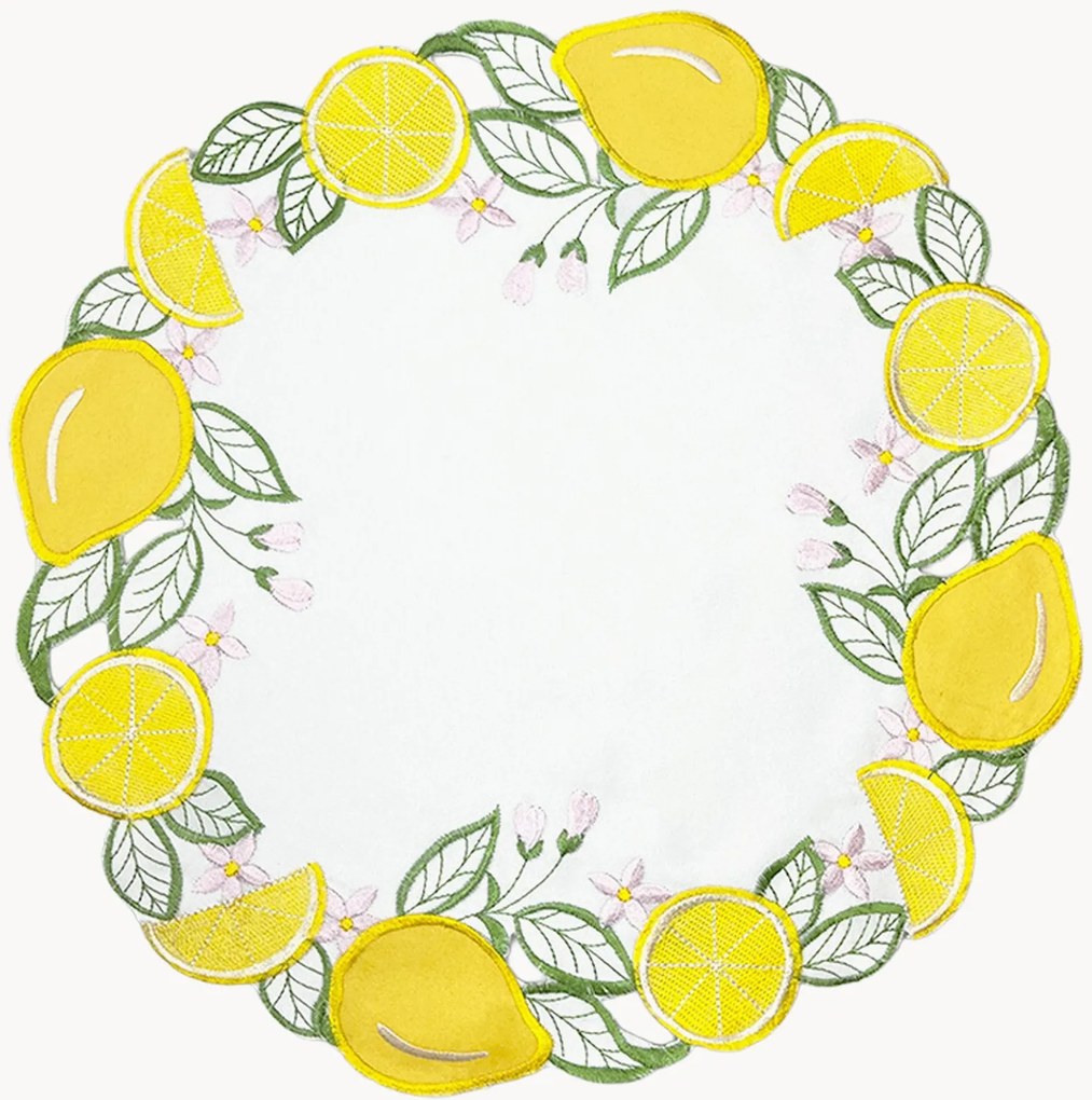Okrúhle prestierania Citron, 6 ks