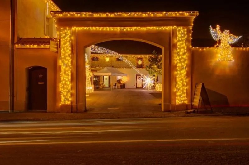 DECOLED LED světelná záclona, FLASH, 1x3 m, teple bílá, 300 diod, IP67