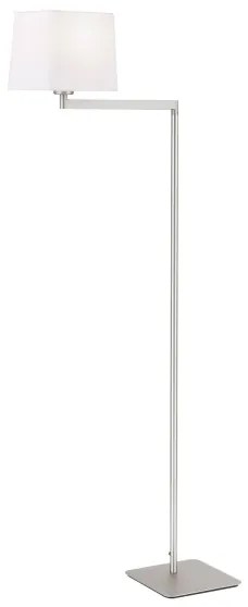 Orion Stl 12-1187/1 - Stojacia lampa CARLTON 1xE27/40W/230V biela/matný chróm