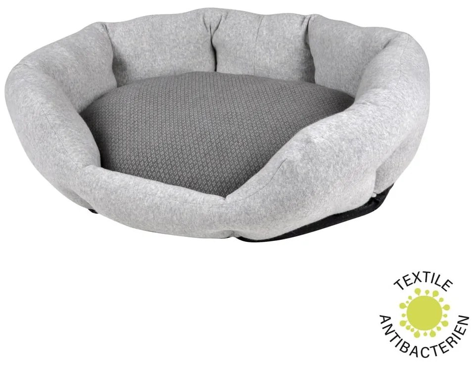 Sivý pelech pre psa 45x60 cm – Love Story