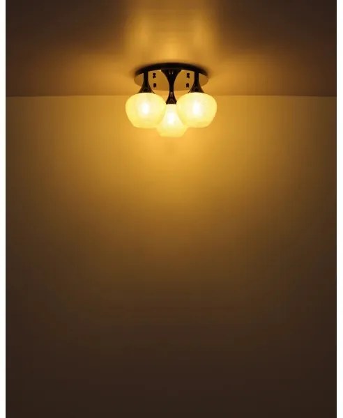 Globo 15548-3DK - Prisadený luster MAXY 3xE27/40W/230V antracit