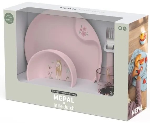 Detská jedálenská sada 6-dielna Fairy Garden