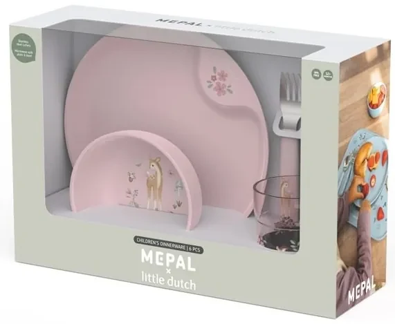 Detská jedálenská sada 6-dielna Fairy Garden