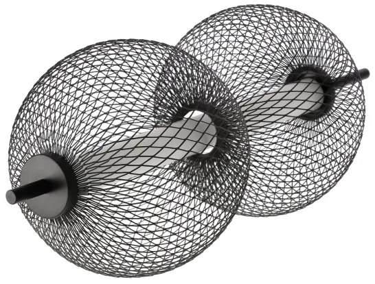 LED luster na lanku PUMA LED/10W/230V priemer 14 cm čierny