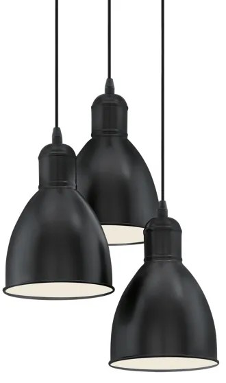 Eglo 49465 - Stropný luster PRIDDY 3xE27/60W/230V
