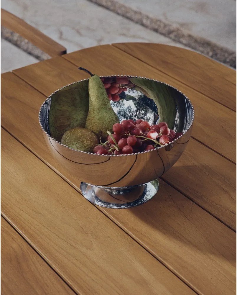 Misa z nehrdzavejúcej ocele v striebornej farbe ø 25,5 cm Nirela – Kave Home