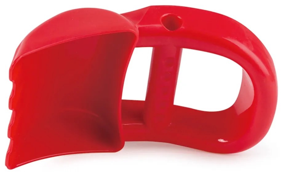 Ručný bager, červený - hračka do piesku