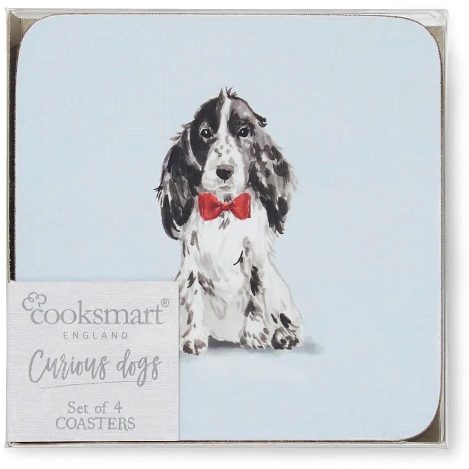 Súprava 4 podnosov Cooksmart ® Curious Dogs