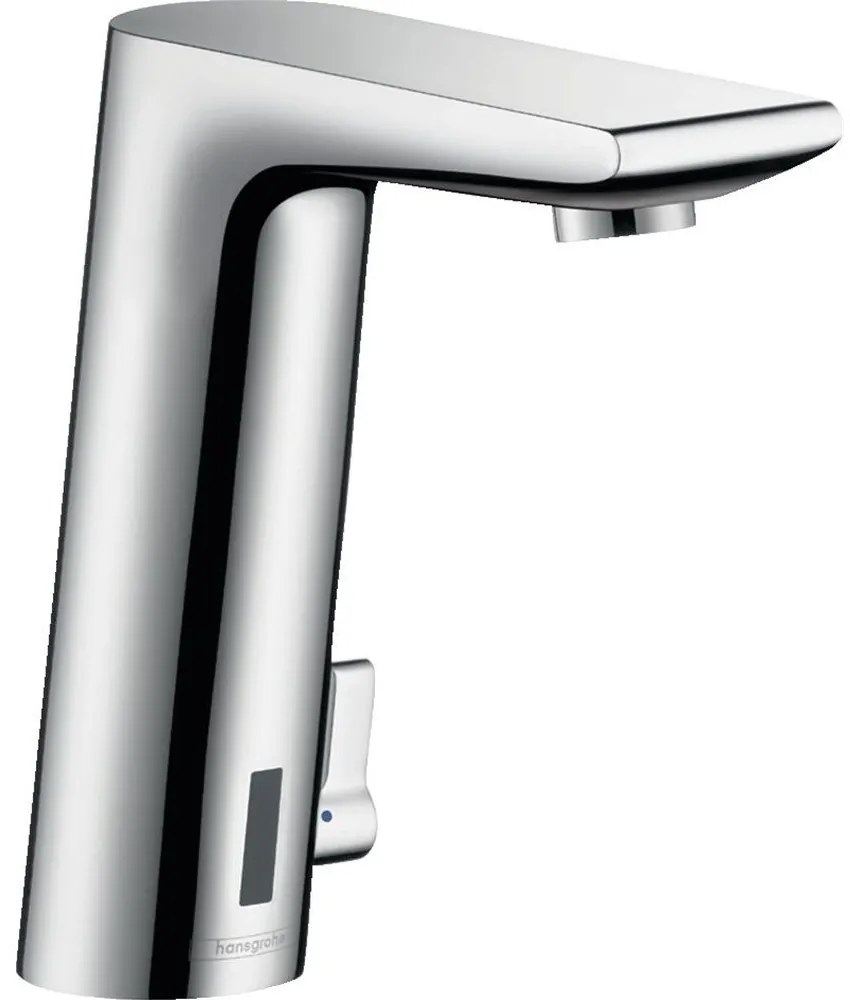 HANSGROHE Metris S elektronická umývadlová batéria s ovládaním teploty, napájanie zo siete 230 V, výška výtoku 145 mm, chróm, 31102000